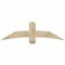 Ekena Millwork Bellingham Rough Sawn Timber Gable Bracket, Douglas Fir, 60"W x 17"H x 4"D x 6"F, 7/12 Pitch GBW060X17X0406BEL00RDF - alternate 1